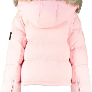 Calvin klein dikke korte roze oversized winterjas