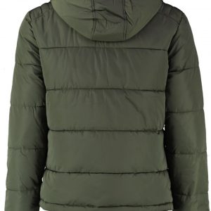 Petrol groene winterjas